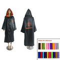 Double Layer Adult Cape with Velcro Closure/ Hood & Long Sleeves